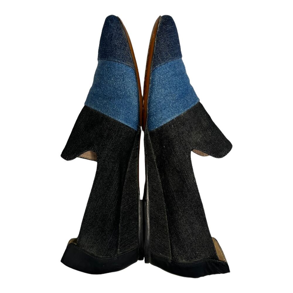 10 Crosby Derek Lam Denim Lex Loafer Flats 8.5 - Picture 6 of 7